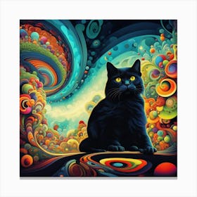 Black Cat 2 Canvas Print