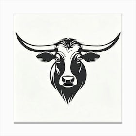 Longhorn Head Canvas Print