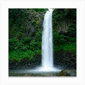 Waterfall In Hawaii Canvas Print