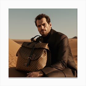 Man With A Bag Canvas Print