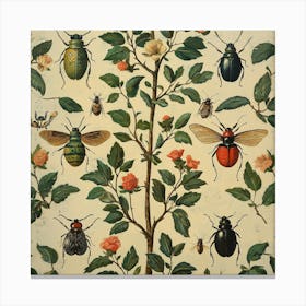 Beetle Tree Art 1 Canvas Print