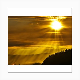 Sunbeams Canvas Print