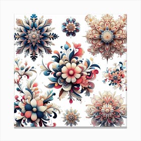 Floral patterns 1 Canvas Print