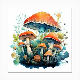 Mushroom Painting 8 Canvas Print