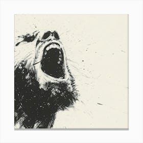 Men Roaring Canvas Print