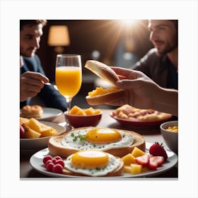 Breakfast (1) Canvas Print