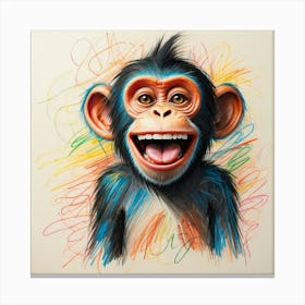 Chimpanzee 12 Canvas Print