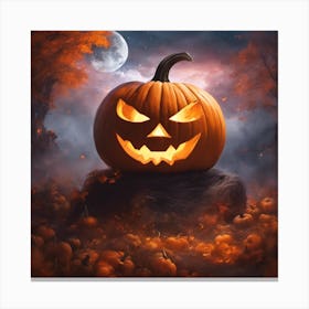 Halloween Pumpkin 12 Canvas Print