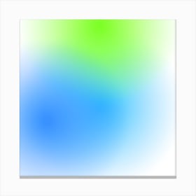 Abstract Blue And Green Background Canvas Print