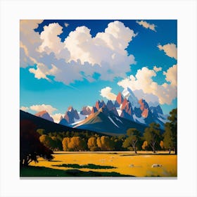 Low Thunder Clouds Canvas Print