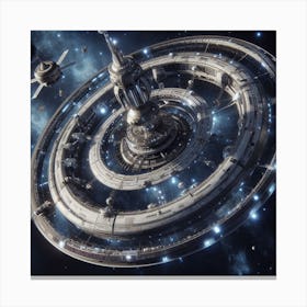 Space Station 9 Canvas Print