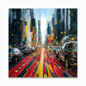 New York City Street Canvas Print