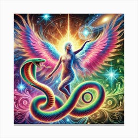 Cosmic Angel Serpent 2 Lienzos