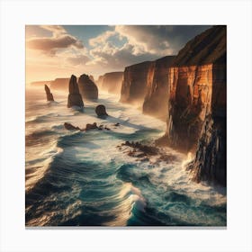 Southern Australia Cliffs 3 Canvas Print