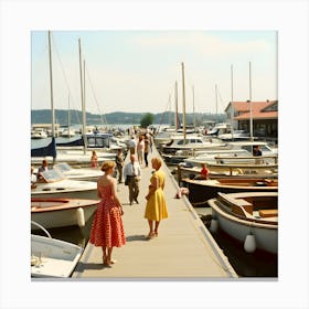 The Old Marina ~Reality Reimagined 4 Canvas Print