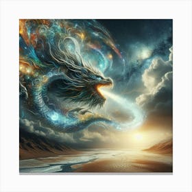 Dragon In The Sky 7 Canvas Print