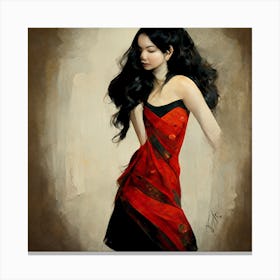 Tango girl Canvas Print