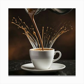 Coffee Pouring 31 Canvas Print