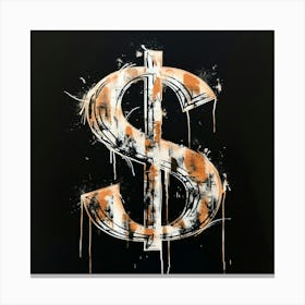 Dollar Sign 1 Canvas Print