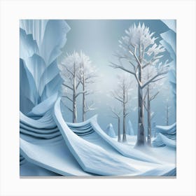 Ice Caves Canvas Print