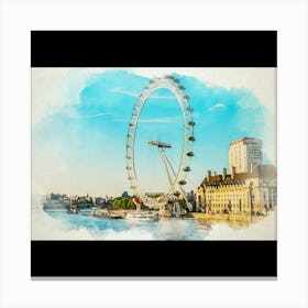 London Eye Canvas Print