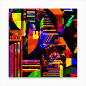 Neon Wonder Canvas Print