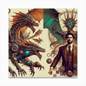 The Year of The Dragon Canvas Print