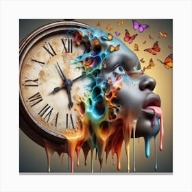 Clock Of Life Canvas Print