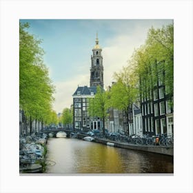 Amsterdam Canal 3 Canvas Print