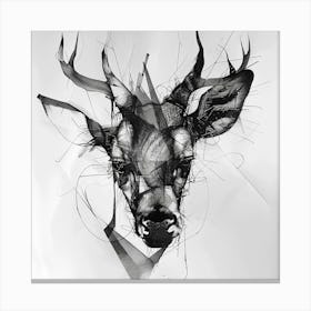 Deer Head 2 Canvas Print