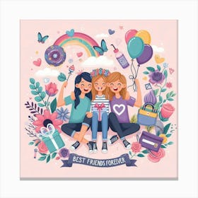 Best Friends Canvas Print