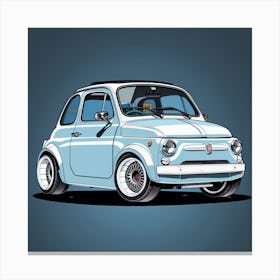 Fiat 500 Canvas Print