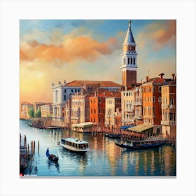 Grand Canal Venice 3 Canvas Print