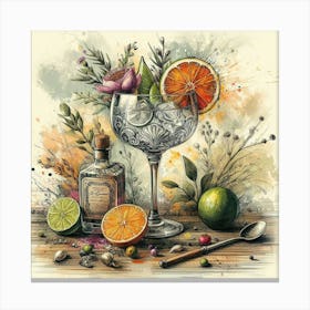 Gin And Tonic Canvas Print