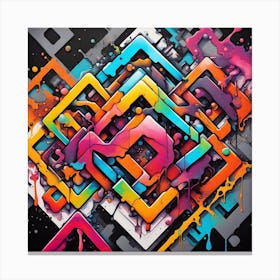 Graffiti Art Canvas Print