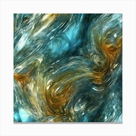 Abstract Glass Art Canvas Print