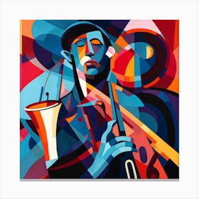 Jazz Musician 74 Canvas Print