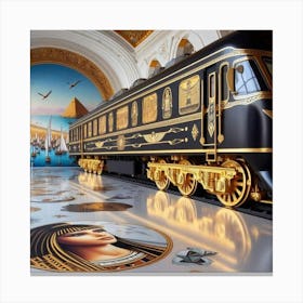 Egyptian Train 2 Canvas Print