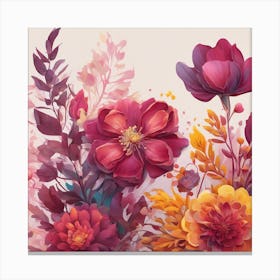 Flowers Stock Videos & Royalty-Free Footage Canvas Print