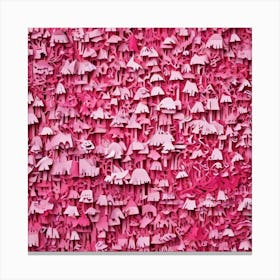 Pink Wall Canvas Print