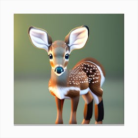 Fawn Ears Canvas Print