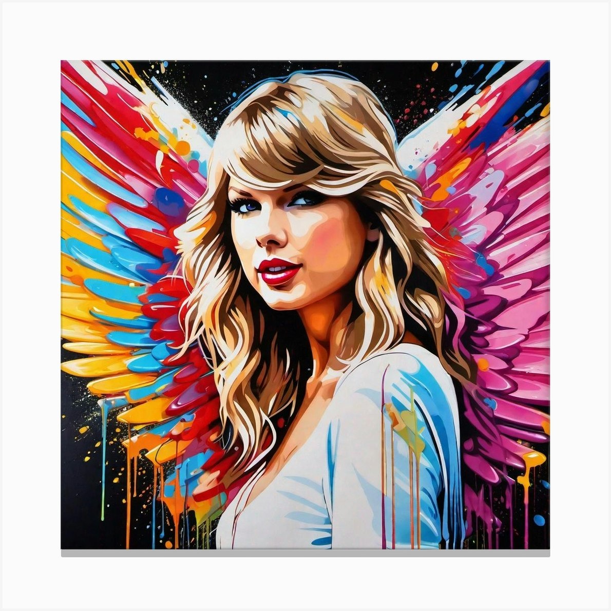 Taylor Swift Art Canvas Print / Canvas Art by Ryan Rock Artist - Pixels Canvas  Prints