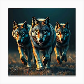 Wild Animal Creative Portrait 70 Canvas Print