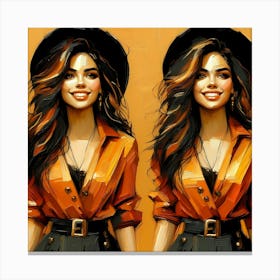 Portrait Artwork 43 Canvas Print