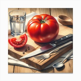 Tomate Canvas Print