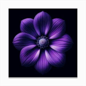 Purple Flower 3 Canvas Print