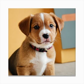 Beagle Puppy Canvas Print