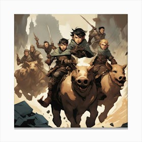 Shire Scouts Canvas Print