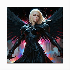 Angel Of Death 3 Canvas Print