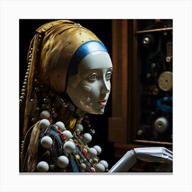 Woman With A Pearl Earring Canvas Print